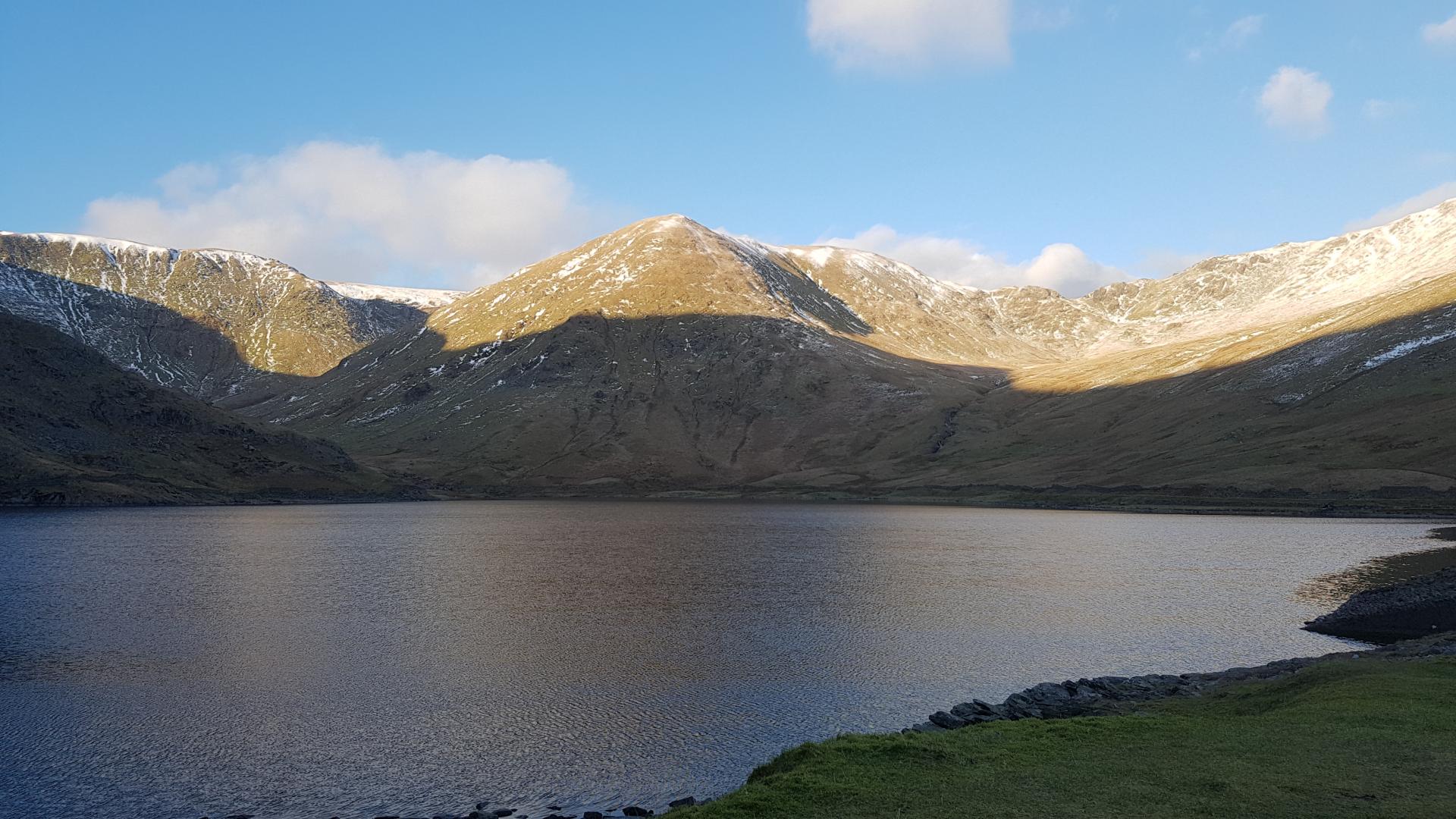 The man-made Kentmere Reservoir